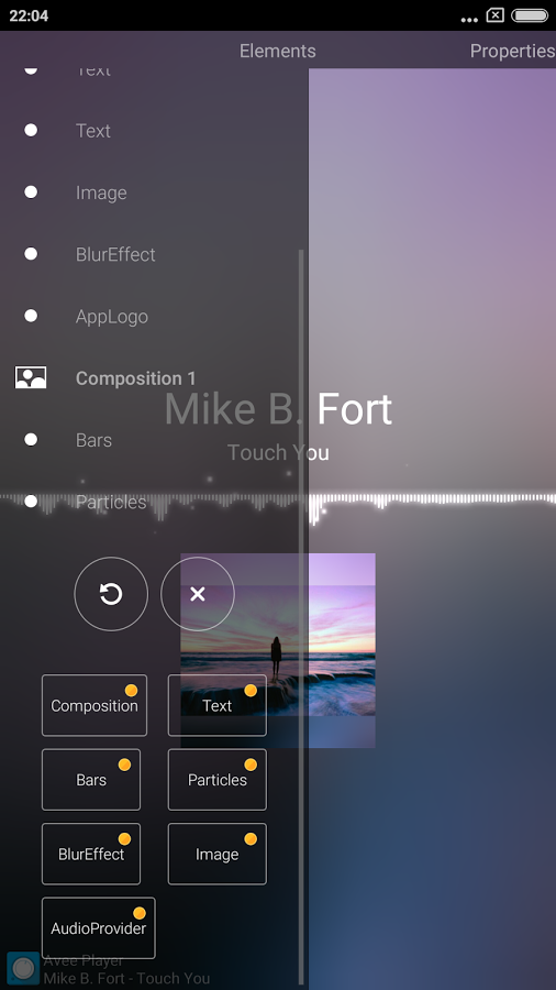 Avee Music Player (Pro) - App tạo video sóng nhạc spectrum cực đẹp trên android