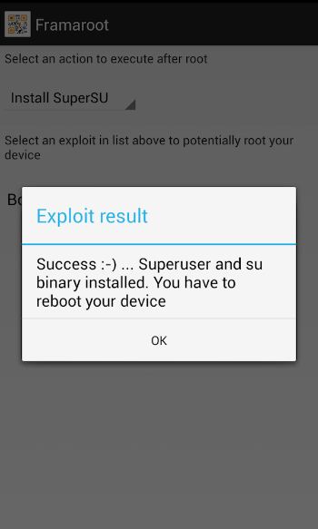 Framaroot - app root trực tiếp cho hầu hết mọi dòng máy android