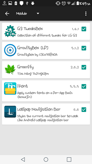 Xposed Installer siêu tùy biến cho android