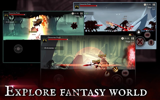 Hack Shadow of Death: Dark Knight (Mod Money) - Game chặt chém hay