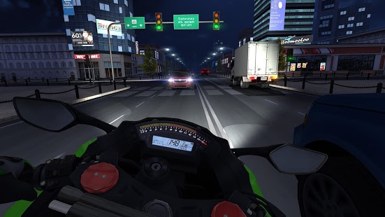 Hack Traffic Rider (Mod Shop Free) đua xe máy cho Android